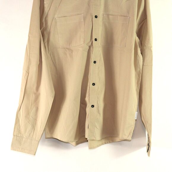 NWT Sovereign Code Simon Button Down Shirt In Beige size XL - Picture 3 of 10
